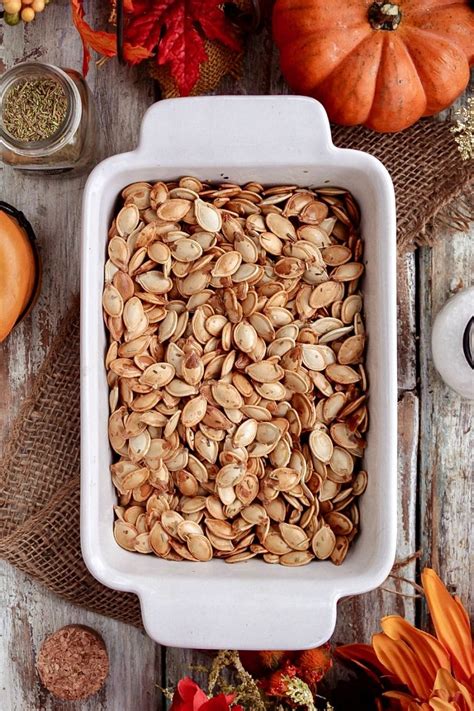 Oven Roasted Pumpkin Seeds - Sandra's Easy Cooking Snack Recipes