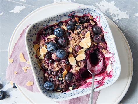 Gebackene Haferflocken Mit Heidelbeeren Rezept EAT SMARTER