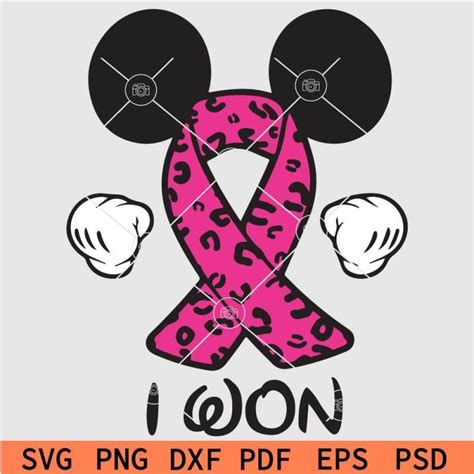 Fuck Cancer Svg Cancer Awareness Ribbon Svg Pink Ribbon Svg Pink