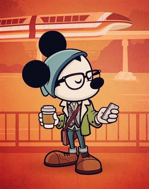 Mickey Mouse Hipster Galaxy