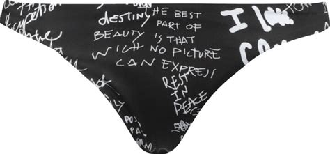 DSQUARED Bikini Bottom Black ShopStyle Two Piece Swimsuits