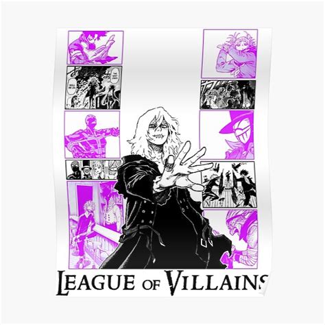 "League of Villains" Poster by The-anime-bro | Redbubble