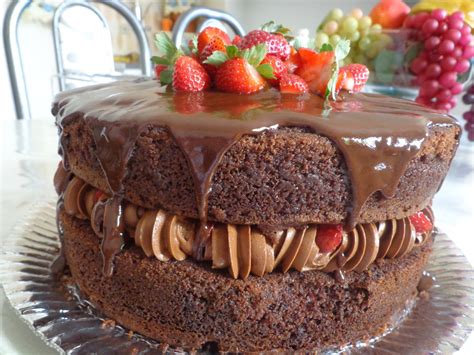 Naked Cake De Chocolate Tiago Mauro Blog