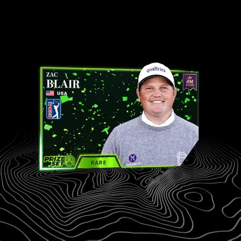 Zac Blair Prize Set Rare Nft For Sale Reignmakers Pga