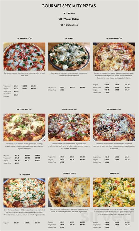 Galactic Pizza menus in Minneapolis, Minnesota, United States