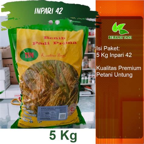 Jual Benih Padi Inpari Premium Pak Tani Kg Di Lapak Berkah Tani