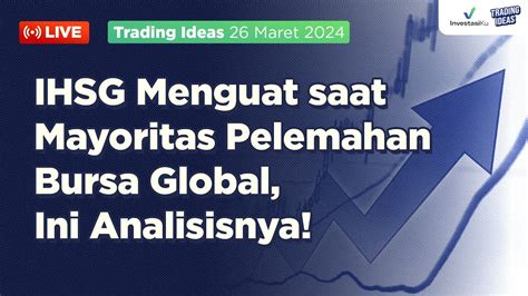 Ihsg Menguat Saat Mayoritas Pelemahan Bursa Global Ini Analisisnya