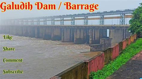 Galudih Dam Barrage Over Subarnarekha River At Ghatshila Jharkhand