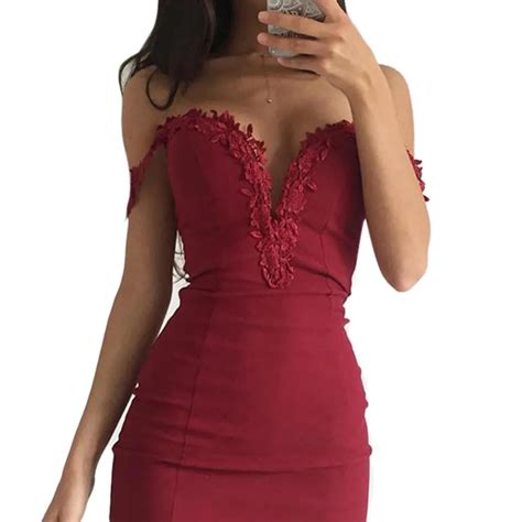 Kenancy Designer Women Summer Dress Sweetheart Neck Lace Slim Bodycon