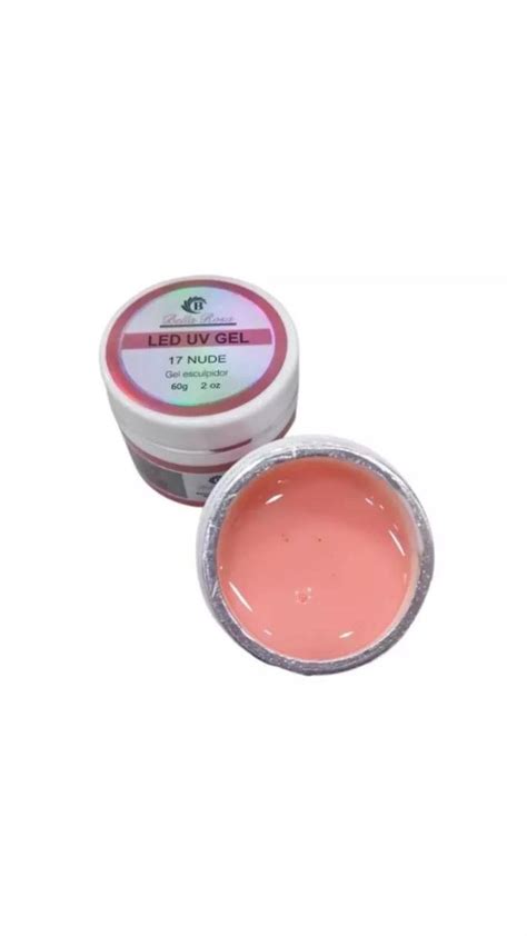 GEL BELLA ROSA LED UV 17 NUDE 60G Invila Unhas