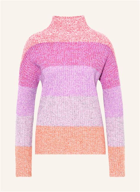 Darling Harbour Pullover Mit Cashmere In Rosa Lila Orange