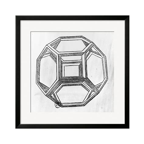 Leonardo Da Vinci // Polyhedron, from "De Divina Proportione" by Luca ...