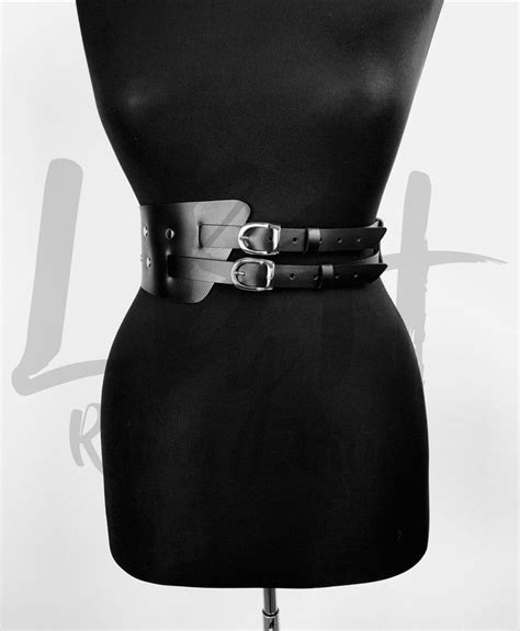 T Waist Asymmetric Black Beltcorset Beltbridal Beltwide Harness