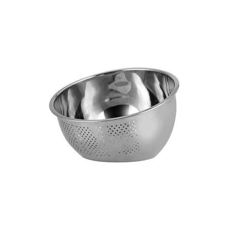 Escorredor De Arroz E Legumes Inox Cm Lava Tudo Pr Tico Uny Gift