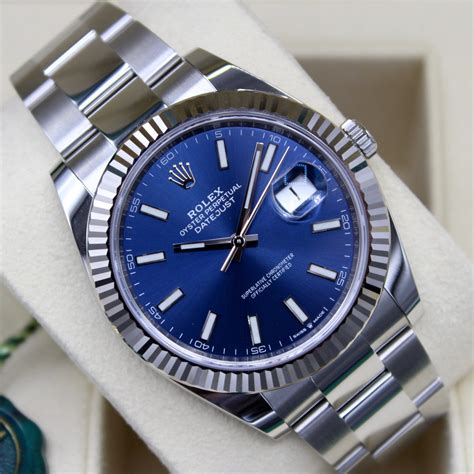 Rolex Datejust Ref Blue Dial Fullset Neu Dp