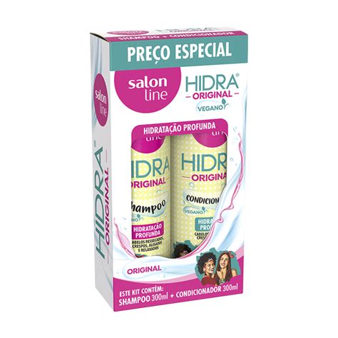 Kit Salon Line Hidra Shampoo 300mL Condicionador 300mL