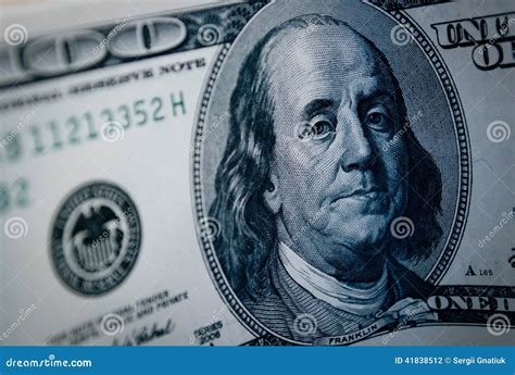 Dollar Banknote With Benjamin Franklin Stock Photo Image Of