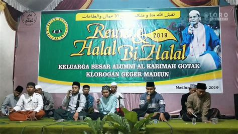 Lailatush Sholawat Badrun Tajalla Pond Pest Al Karimah Gotak