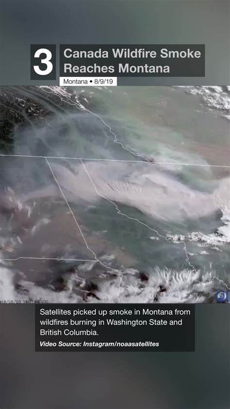 Canada Wildfire Smoke Reaches Montana Videos From The Weather Channel