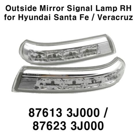 OEM Outside Mirror Signal Lamp LH RH 2p Set For Hyundai Santa Fe