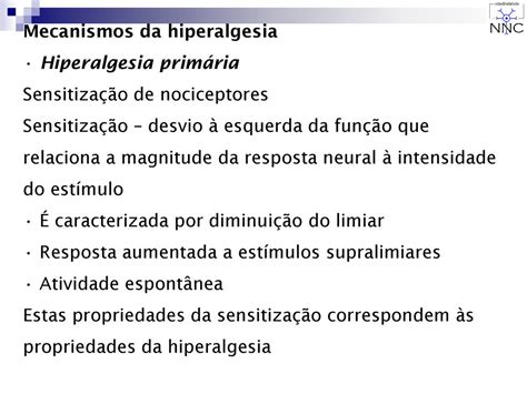 Neurofisiologia Da Dor Ppt Carregar