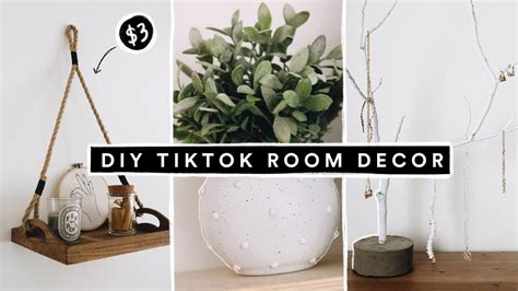 Recreating VIRAL TIK TOK DIY Projects Room Decor YouTube