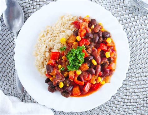 Vegetarian Stew Recipe With Beans And Rice The Picky Eater