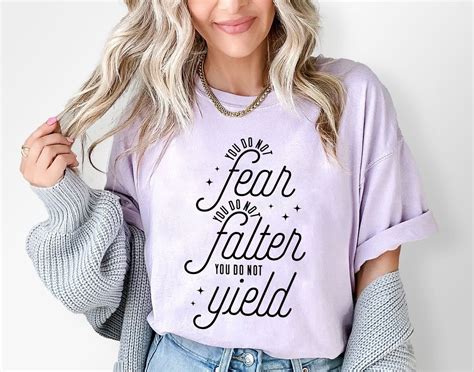 You Do Not Fear You Do Not Falter You Do Not Yield Acotar Etsy