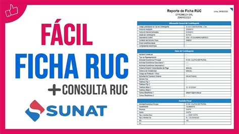 Qué es la Ficha RUC y Cómo se Saca Guia Completa 2022