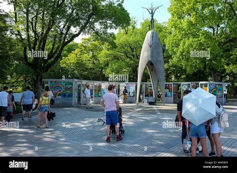 Childrens Peace Monument In The Hiroshima Peace Memorial Park In