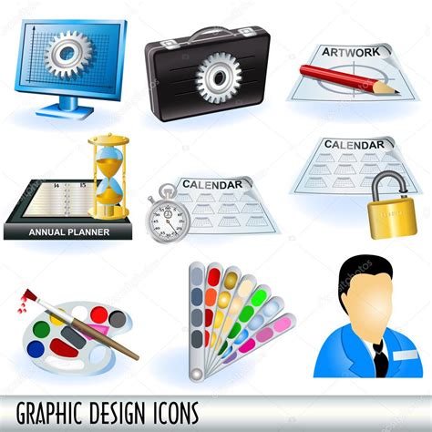 Iconos De Diseño Gráfico Vector Gráfico Vectorial © Stiven Imagen 4303478