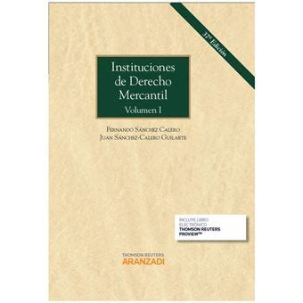 Instituciones De Derecho Mercantil Volumen 1 Livre En VO Sanchez