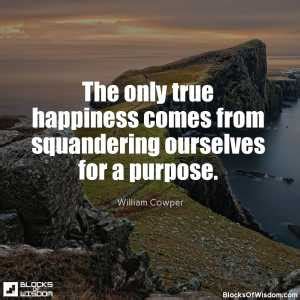 The Only True Happiness