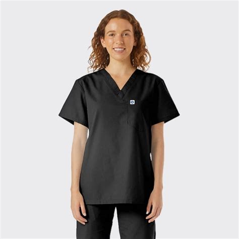 SPECTRUM UNIFORMS Scrubs Top Doctor & Nurse Coat Yoga Unisex V-Neck ...