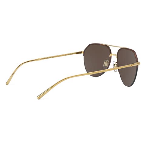 Dolce And Gabbana Gros Grain Sunglasses Gold Havana Dolce And Gabbana Eyewear Avvenice