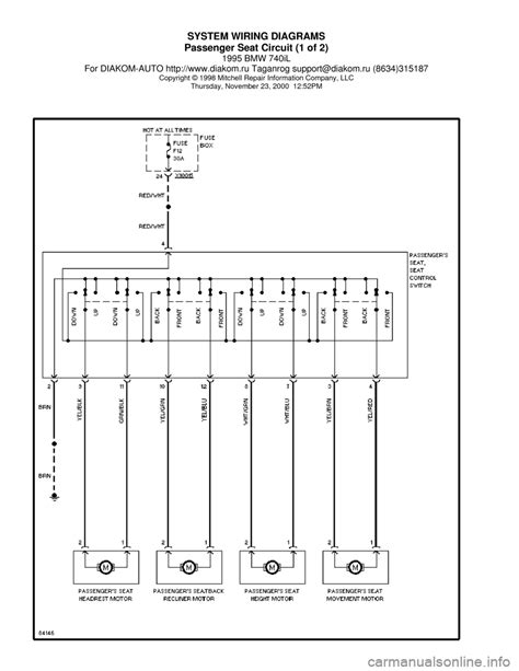 Bmw Il E System Wiring Diagrams Pages