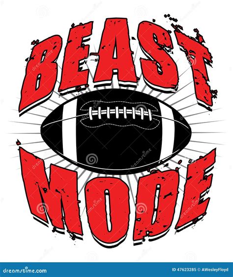 Beast Mode Quote Lettering Set Vector Illustration Cartoondealer