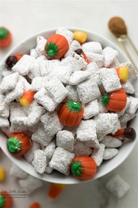 Homemade Pumpkin Spice Muddy Buddies Lifes Little Sweets