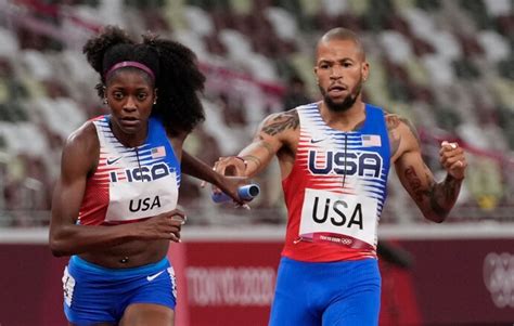 U S 4x400 Mixed Relay Team Takes Bronze As Track And Field Event