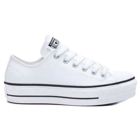 Tênis Converse Chuck Taylor All Star Platform Lift Ox Branco Preto Sportwest