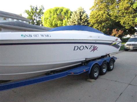 502 Magnum Fuel Injected Donzi 280zx 28 Ft Speed Boat 3 Axle Eagle