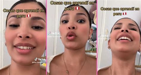 Tiktok Viral Venezolana Revela Qu Cosas Aprendi En Per Y Sorprende