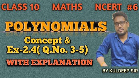 Polynomials Class 10 Cbse Mathematics Ncert Chapter 2 Exercise 2 4