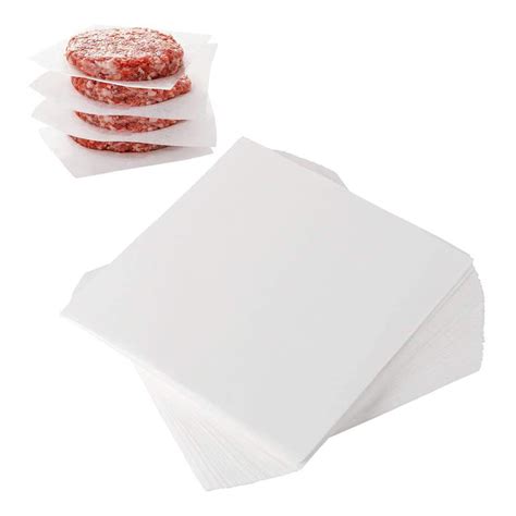 Burger Patty Paper 55x55in Set Of 200 Patty Paper Squares Baking