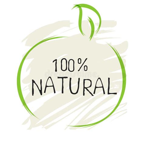 Natural Eco Product Label Stock Illustrations 59 003 Natural Eco