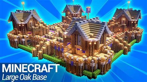 How To Build A Large Base In Minecraft Easy Minecraft Survival Base