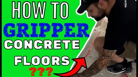 Fixing Carpet Gripper To Concrete Floor – Home Improvement By CLSA