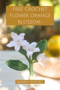 Free Crochet Orange Blossom Flower Moara Crochet