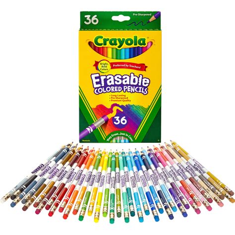 Bulk School Supplies Crayola Erasable Colored Pencils CYO681036