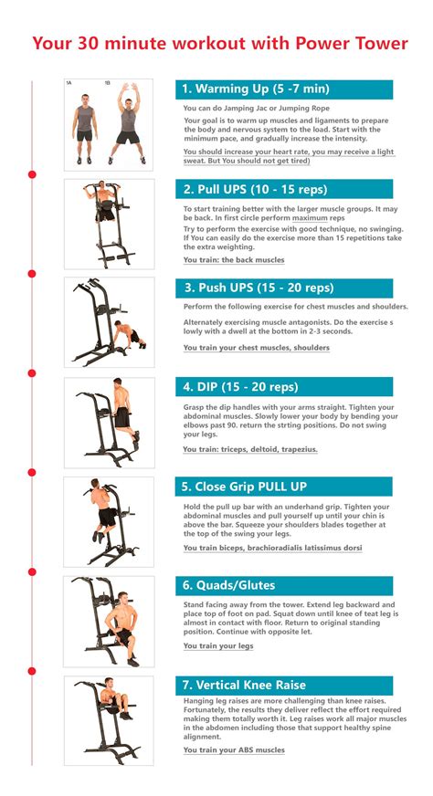 Fast Workout With Power Tower With Images Power Tower Workout